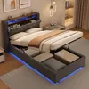 STILVORA Polsterbett 90×200 cm mit Bettkasten & LED, Produktbild-Vorschau 4