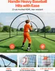 Cage de frappe de baseball VEVOR (semi-circulaire) Filet Voir les images du produit 4