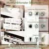 Retro badkameronderkast met keramisch wastafelblad, Productafbeelding-voorbeeld 4