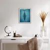 Gerahmtes Poster - Rahmen in heller Eiche - Buckelwal Ozean Produktbild-Vorschau 6