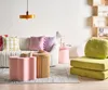 BELIANI Beistelltisch Pastellrosa MDF Unregelmäßiges Design Produktbild-Vorschau 4