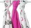XKKO Mullwindel en bambou 70x70 3er-Set Mix Magenta Voir les images du produit 5