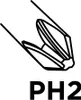 Punte per cacciavite GRAPHITE PH2 x 25 mm, 100 pz. Anteprima dell’immagine prodotto 4
