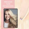 Tape Extensions Premium prírodné vlasy #10/0 svetlo blond Náhľad obrázku produktu 2