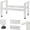 A white metal stand for an air conditioning unit. Náhľad obrázku produktu
