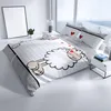 Bettwäsche 135x200 80x80 Weiß Grau Beige Gestreift mit Produktbild-Vorschau 5