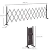 Outsunny Scherengitter Absperrgitter ausziehbar 35-300cm Produktbild-Vorschau 3