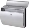 A silver mailbox with a lock is shown against a white background. Náhled obrázku produktu
