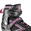 Close-up of a black and pink inline skate. Produktbild-Vorschau