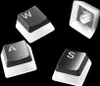 Tastiere SteelSeries nere, layout tedesco (60379) Anteprima dell’immagine prodotto 1