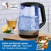 GOURMETmaxx LED Wassekocher Glas Entnehmbarer Produktbild-Vorschau 2