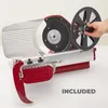 BERKEL - Affettatrice Home Line 200 PLUS - Rosso Anteprima dell’immagine prodotto 9