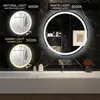 Badezimmerspiegel Vicco Lumos Weiß 70 cm mit Touchschalter, Produktbild-Vorschau 4