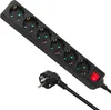 6-fach Steckdosenleiste Mehrfachstecker Stecker Leiste Produktbild-Vorschau 1