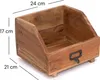 BUCHREGAL "BÜCHERBOX 24" | 24x21x17cm (BxTxH), Mahagoni | Produktbild-Vorschau 2