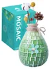 Vase en Mosaïque Kit DIY Vert - Kit créatif Vase à fleurs Voir les images du produit 1