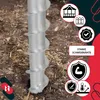 KOTARBAU® Sada 4 kusů nosných profilů pro sloupky plotu, Náhled obrázku produktu 8