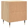 The Living Store Nachttische 2 Stk. Sonoma-Eiche 40x35x47,5 Produktbild-Vorschau 9