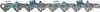 A close-up, straight-on view of a chainsaw chain. Anteprima dell’immagine prodotto