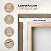 MuchoWow© Leinwand Bilder 120x80 cm - Design: Frau mit Produktbild-Vorschau 3