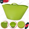 KOTARBAU® Abbeveratoio in gomma elastica 42L Verde Fluo con Anteprima dell’immagine prodotto 5