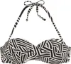 LASCANA Bügel-Bandeau-Bikini-Top Cleo schwarz-creme Größe Produktbild-Vorschau 1