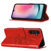 Lederhülle für Samsung Galaxy A05S Schmetterling Prägung Produktbild-Vorschau 3