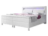 Boxspringbett Milano 180 x 200 cm aus Kunstleder, Weiß Produktbild-Vorschau 1