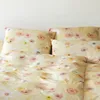elegante Bettwäsche-Garnitur Mako-Batist Pastel Farbe Gelb Produktbild-Vorschau 4