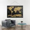 Stieracia mapa sveta 82 x 59 cm štýlová dekorácia motivácia Náhľad obrázku produktu 4