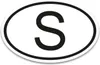 S Aufkleber Länderkennzeichen Schweden 17,5 x 11,5 cm DIN Produktbild-Vorschau 1