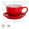 Argon Ta 12-teiliges Set aus farbigen Cappuccinotassen und Produktbild-Vorschau 3