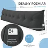Poduszka pod plecy ELONEO o szerokości 200 cm, poduszka Podgląd zdjęcia produktu 3