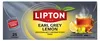 Lipton aromatisierter Schwarztee Earl Grey Lemon, 25er Pack Produktbild-Vorschau 4