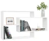 vidaXL Wandregale Weiß 104x20x58,5 cm Holzwerkstoff Produktbild-Vorschau 3