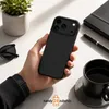 Schwarze Hülle für iPhone - handyhülle mit Displayschutz – Produktbild-Vorschau 7
