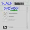 Gardinenschiene 120cm / 1-läufig Vorhangschiene Komplettset Produktbild-Vorschau 2