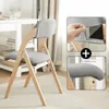 Chaise pliante SoBuy en bois rembourrée, ergonomique et Voir les images du produit 9