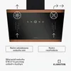 Klarstein FlashLine 60 digestor - 60 cm digestor, dotykový Náhľad obrázku produktu 2