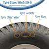 Neumático de 18x9.50-8, 4 capas, para cortacéspedes, Vista previa de la imagen del producto 4