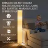 HOMCOM Vloerlamp voor de woonkamer, staande lamp met linnen Productafbeelding-voorbeeld 6