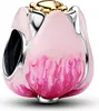 Pandora Charm Rosafarbene Tulpe Sterling-Silber 14 K Produktbild-Vorschau 1