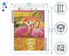 ARTULIO Diamond Painting Set - Rosa Flamingos im warmen Produktbild-Vorschau 4