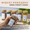 Set aus 24 Bambus Gewürzgläsern mit Etiketten Produktbild-Vorschau 3
