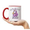 Einhorn Tasse Rot als Geschenk zur Einschulung Schulbeginn Produktbild-Vorschau 4