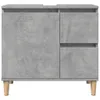 ZMH Waschbeckenunterschrank Betongrau 65x33x60 cm Produktbild-Vorschau 4