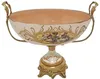 Casa Padrino Barock Deko Keramik Vasen Set mit Schale Creme Produktbild-Vorschau 3