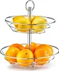 Zeller Obst-Etagere, 2-lagig, Metall verchromt - Ø26x29; Produktbild-Vorschau 1