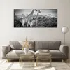 Bilder auf glas - Einteilig - Giraffen Schwarzweiß Produktbild-Vorschau 7