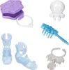 A collection of toy accessories, including a jewelry box, shoes, a comb, and a small figure. Náhľad obrázku produktu